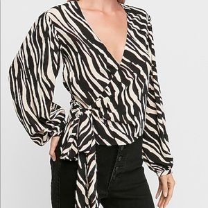 Beautiful Zebra print blouse!